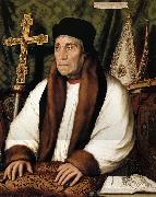 William Warham,archeveque de Canterbury en 1504 Hans Holbein